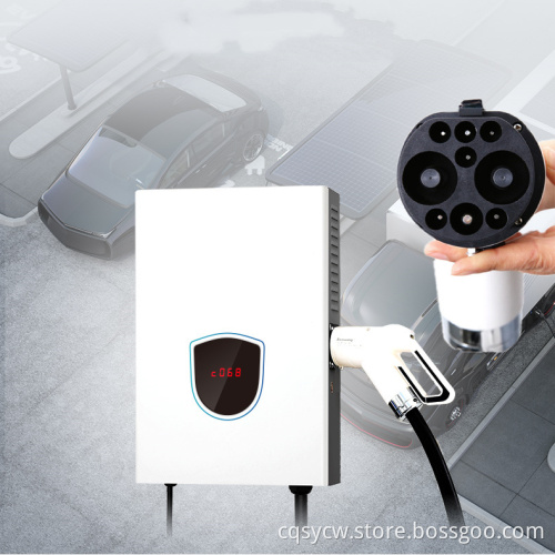GBT Type DC Wallbox 21 кВт 31 кВт электромобили DC 200-1000V 0-67A Стенная настенная установка DC EV Зарядное устройство